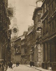 The Old Signs Have Come Back To Lombard Street c1935. Creator: W Whiffin
