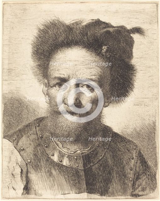 The Old Soldier, c. 1750. Creator: Georg Friedrich Schmidt.