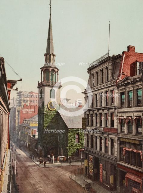 The Old South Church (i.e., Old South Meeting House), Boston, c1900. Creator: Unknown.