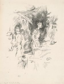 The Old Smith's Story, 1895. Creator: James Abbott McNeill Whistler