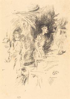 The Old Smith's Story, 1895. Creator: James Abbott McNeill Whistler