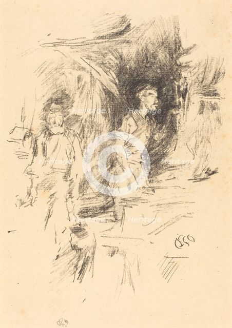 The Old Smith's Story, 1895. Creator: James Abbott McNeill Whistler.