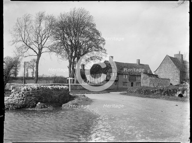 The Old Swan Hotel, Main Road, Minster Lovell, West Oxfordshire, Oxfordshire, 1924. Creator: Katherine Jean Macfee.