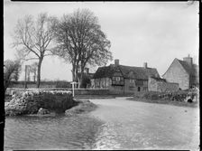The Old Swan Hotel, Main Road, Minster Lovell, West Oxfordshire, Oxfordshire, 1924. Creator: Katherine Jean Macfee