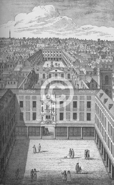 'The Old St. Thomas's Hospital in Bermondsey, which replaced the earlier monastic buildings in 1701, Artist: Unknown.