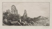The Old Stone Quarries of Montrouge. Creator: Alphonse Legros (French, 1837-1911)