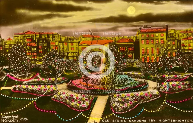 The Old Steine Gardens, Brighton, Sussex, c1940. Artist: Unknown