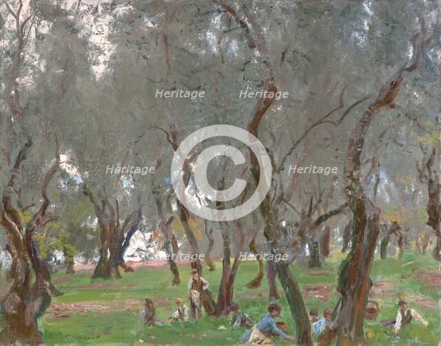 The Olive Grove, about 1910. Creator: John Singer Sargent.