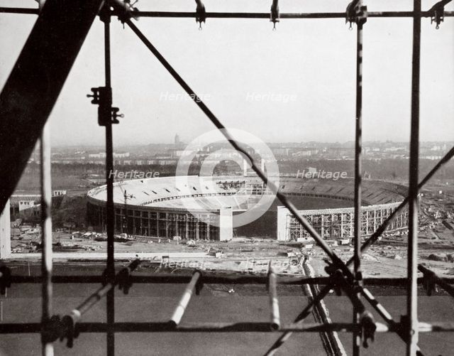 The Olympic Stadium from the Bell Tower, Berlin, Germany, c1936-c1936.  Creator: Unknown.