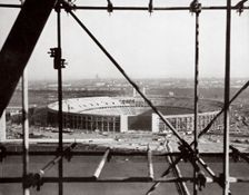 The Olympic Stadium from the Bell Tower, Berlin, Germany, c1936-c1936. Creator: Unknown