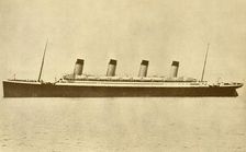 The "Olympic" (White Star Line) At Sea c1930. Creator: Unknown