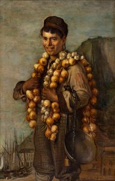 The onion merchant of the Riviera, c1898. Creator: Marcellin-Gilbert Desboutin