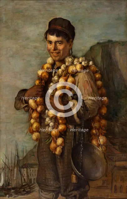 The onion merchant of the Riviera, c1898. Creator: Marcellin-Gilbert Desboutin.