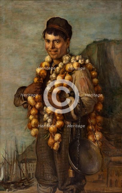 The onion merchant of the Riviera, c1898. Creator: Marcellin-Gilbert Desboutin.