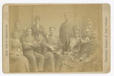 THE ONLY ORIGINAL University Singers of New Orleans, 1877-1890. Creator: Edward W. Bogardus