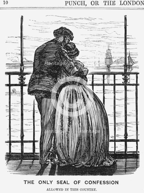 'The Only Seal of Confession', 1865. Artist: Unknown