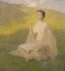 The Open Book, 1891. Creator: Julian Alden Weir