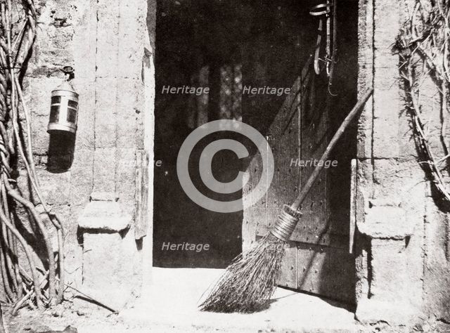 'The Open Door', March, 1843. Creator: William Henry Fox Talbot.
