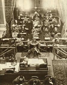 The opening of Dail Eireann, or Chamber of Deputies, Dublin, Ireland, 9 September 1922, (1935). Creator: Unknown