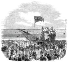 The Opening of Southport Pier, 1860. Creator: Unknown