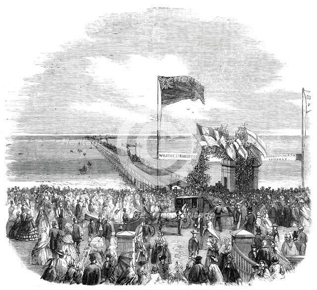 The Opening of Southport Pier, 1860. Creator: Unknown.