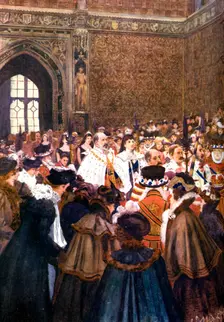 The opening of Parliament by King Edward VII, c1905
