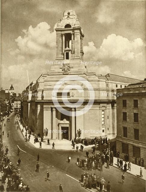 The opening of the Masonic Peace Memorial, Great Queen Street, London, 19 July 1933, (1935). Creator: Unknown.