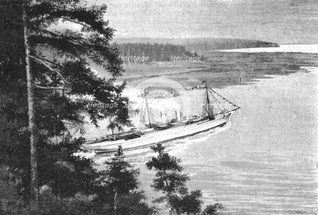 'The Opening of the New Route to India by the Canadian Pacific Railway', 1891. Creator: Unknown.