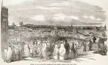 The opening of the Nottingham Arboretum, Nottinghamshire, May 1852. Creator: Unknown