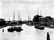 The Opening of the Baltic Canal: lock at Rendsburg, for communication with the Eider, 1895. Creator: Unknown