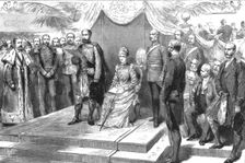 'The Opening of the Edinburgh Exhibition by H.R.H. The Duke of Edinburgh 1890. Creator: Unknown