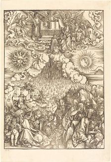 The Opening of the Fifth and Sixth Seal, 1498. Creator: Albrecht Durer