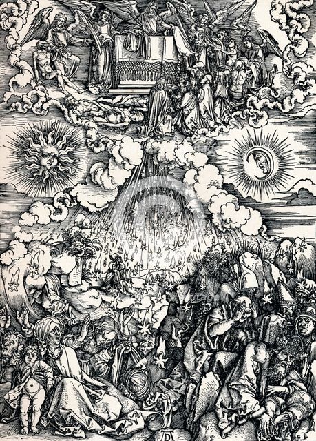 'The Opening of the Fifth and Sixth Seals', 1498 (1906). Artist: Albrecht Durer.