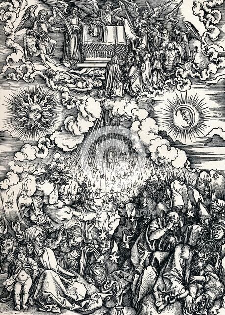 'The Opening of the Fifth and Sixth Seals', 1498 (1906). Artist: Albrecht Durer.