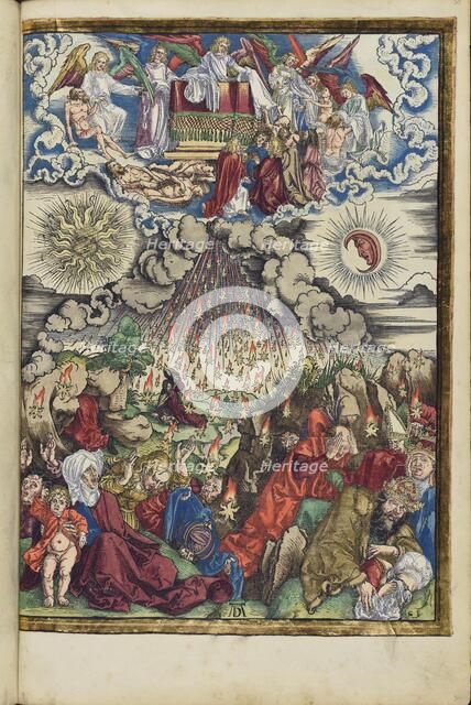 The opening of the fifth and sixth seals. From the Apocalypse (Revelation of John), 1511. Creator: Dürer, Albrecht (1471-1528).
