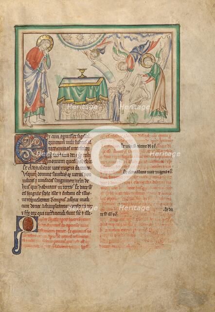 The Opening of the Fifth Seal: The Souls of the Dead Receiving White Robes, about 1255-1260. Creator: Unknown.