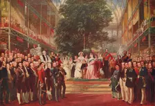 The opening of the Great Exhibition by Queen Victoria on 1 May 1851, (1906). Artist: Henry Courtney Selous