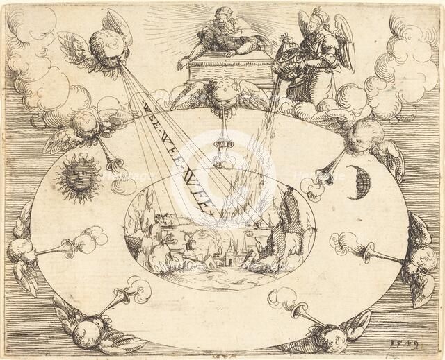 The Opening of the Seventh Seal, 1549. Creator: Augustin Hirschvogel.