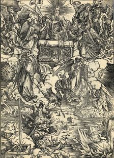 The opening of the seventh seal and the eagle crying Woe. From Apocalypsis cum Figuris, 1498