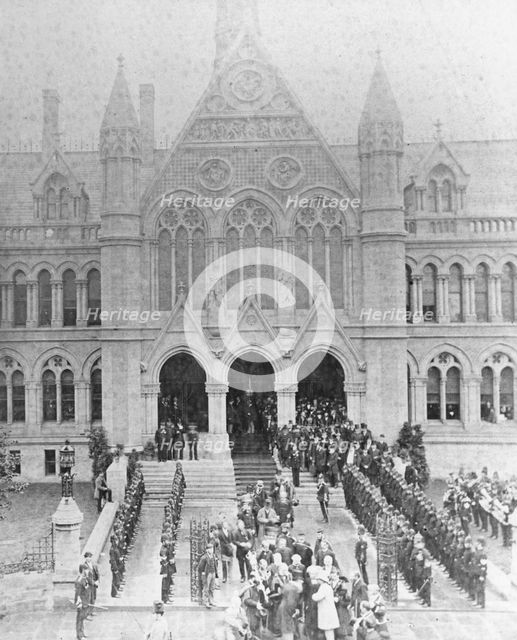The opening of the University College, Nottingham, by Prince Leopold, Duke of Albany, 1881. Creator: Unknown.