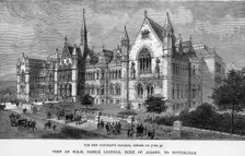 The opening of the University College, Nottingham, by Prince Leopold, Duke of Albany, 1881. Creator: Unknown