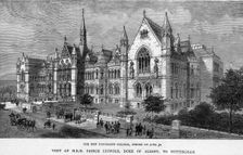 The opening of the University College, Nottingham, by Prince Leopold, Duke of Albany, 1881. Creator: Unknown