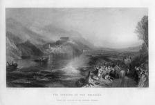 The Opening of the Walhalla 19th century.Artist: C Cousen