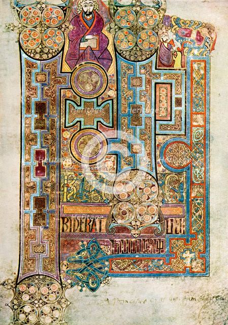 The Opening Words of St John's Gospel, 800 AD, (20th century). Artist: Unknown