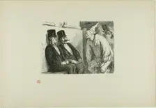 The Opera Ball: You are having too much fun!, 1868, printed 1920. Creator: Etienne Carjat