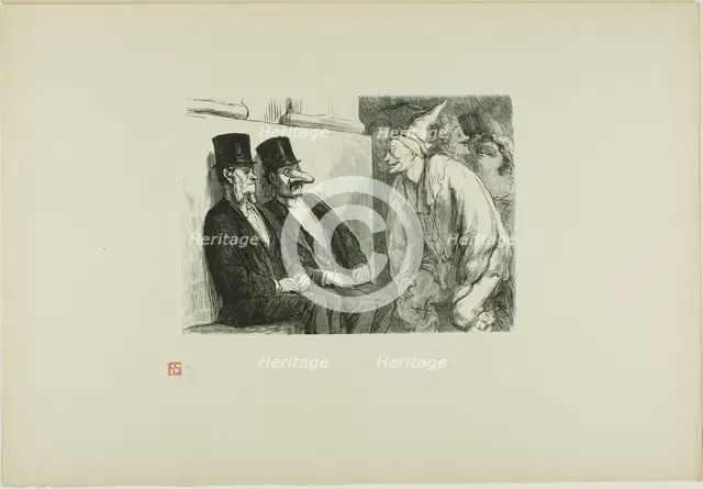 The Opera Ball: You are having too much fun!, 1868, printed 1920. Creator: Etienne Carjat.
