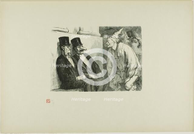 The Opera Ball: You are having too much fun!, 1868, printed 1920. Creator: Etienne Carjat.