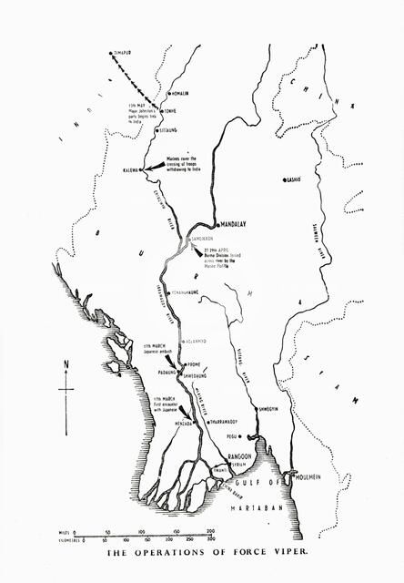 The operations of Force Viper, Burma, World War II, 1942-1943 (1944). Creator: Unknown.