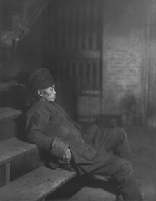 The opium fiend Chinatown, San Francisco, between 1896 and 1906. Creator: Arnold Genthe