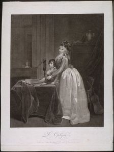 The Optical Viewer, c. 1794. Creator: Fréderic Cazenave (French)